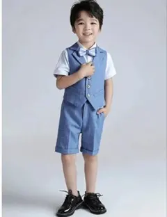 男の子 スーツ フォーマル 4点セット【110】入学式 結婚式 発表会