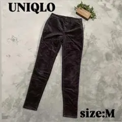 【UNIQLO】ユニクロ（M）スリムフィットパンツ ダークグレー