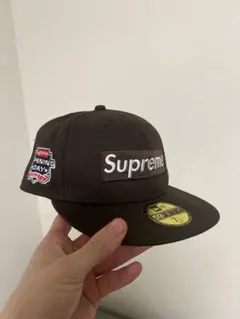 Supreme ニューエラキャップ ブラック 7 1/4 - メルカリ