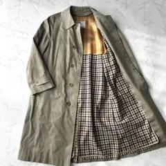 希少✨　アクアスキュータム　ステンカラーコート　英国製　ライナー付き　アクア5