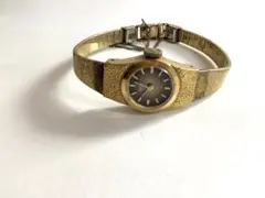 [z948]SEIKO セイコー 腕時計 稼働 手巻き 金ゴールド