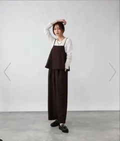 fig London パフ コーデュロイ サロペット - メルカリ