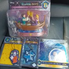 ディズニー一番くじ　ラプンツェルB賞　I賞2つ　J賞　の4点セット