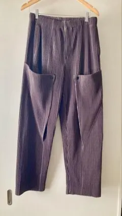 HOMME PLISSE 2023 unfold パンツ ブラウン size 3のサムネイル