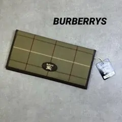 BURBERRYS バーバリーズ ヴィンテージ 長財布 タグ付き 二つ折り