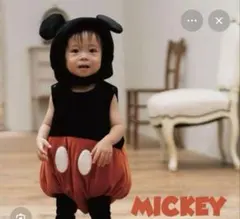 【新品】バースデイ　ミッキー　なりきりロンパース　90-100 futafuta