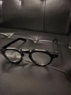 クラウンパント　黒ぶち眼鏡　レスカ　ギュパール　フレンチビンテージ クラウンパント 黒ぶち眼鏡 レスカ ギュパール フレンチビンテージの