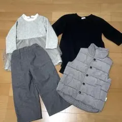 110cm 女の子 子ども服 冬服 まとめ売り セット売り 長袖 ズボン パンツ