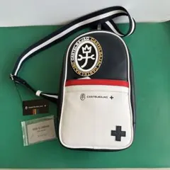 カステルバジャック レザーボディバッグ ワンショルダーバッグ 定価1万7000円