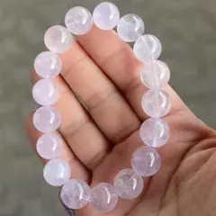 天然翡翠 ブレスレット 氷種 蓮の花 彫刻 無含浸 無着色 ラベンダー 