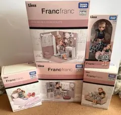 ❇️新品未開封❇️タカラトミー リカちゃん Francfranc 全5種 