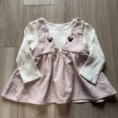 バースデイ ママラク ディズニー ミニー ピンク トップス 90cm