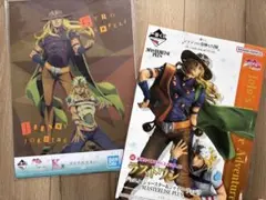 ジョジョ一番くじラストワンとポスター ジョニィ・ジョースターとジャイロ・ツェペリ