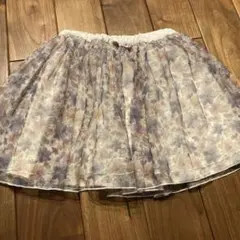 anyFAM 花柄チュールスカート　120cm