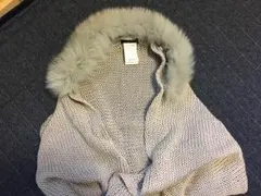 ユナイテッドアローズ ☆フォックスファースヌード☆ グレー