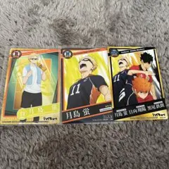 ハイキュー　きゃらくたぶる　カードグミ3