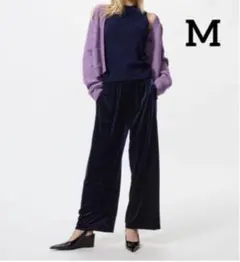 新品未使用　ソフトベロアイージーパンツ　M ユニクロ