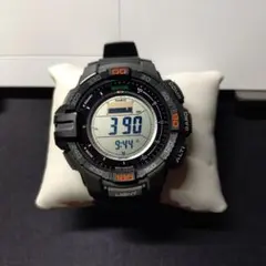 海・川に】20気圧防水 サファイア＆カーボン プロトレック PRW-S3500 