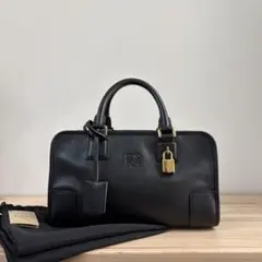極美品　LOEWE BOLSO AMAZONA28 HANDBAG BLACKのサムネイル