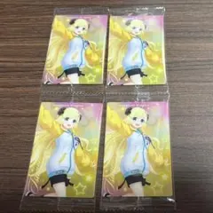 バラ可 角巻わため 4枚 最新弾 ホロライブ ウエハース カード vol.5弾