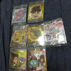 ドラゴンボール　ウエハース　シール7枚