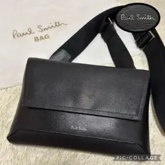 823✨美品✨ポールスミス 2way ショルダーバッグ クラッシックエンボス 黒のサムネイル