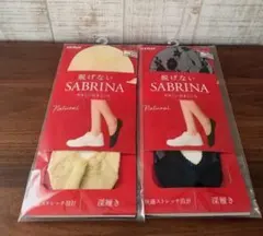 新品✦グンゼ✦サブリナ✦春夏用深履きナチュラルソックスレース2足のサムネイル