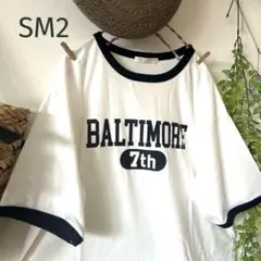 ☆SM2新品オフホワイトリンガーTシャツ☆のサムネイル