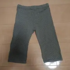 130 無印良品　5分丈　スパッツ　レギンス　水玉