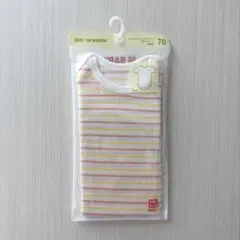 UNIQLO ベビー コットンメッシュインナー ボディスーツ 70（半袖）