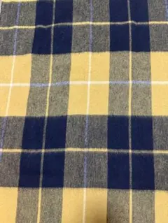 GREEN LABEL RELAXING ウール100%チェックストール