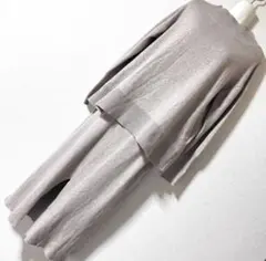 ビームスハート　リブ編みハイネック セットアップ　ワンピース　やや毛玉あり