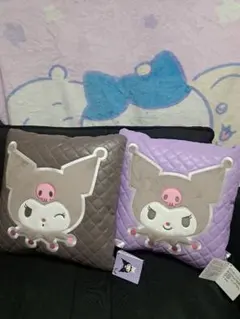 サンリオ　クロミキルトスクエアクッションセット　プライズ品
