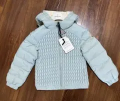 MONCLERライトブルー キルティングダウンコートキッズ130