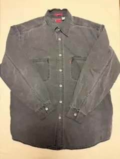 Levi's リーバイス デニムシャツ 長袖 グレー ブラックデニムのサムネイル