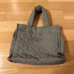 Reebok キルティングバッグ カーキ