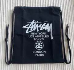 Stussy ドローストリングバッグ ブラック
