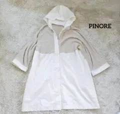 PINORE ピノーレ フード付き 異素材コート 羽織 サイズ38