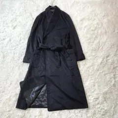 bloomingdales カシミヤ100% ガウンコート S ブラック 上品のサムネイル