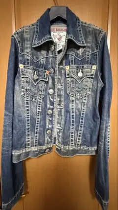 濃　TRUE RELIGION JIMMY BIG T デニムジャケット Sのサムネイル