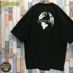 CRONOS クロノス Tシャツ アースロゴ Mサイズ 両面ロゴ