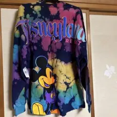 Disney Disneyland 70周年記念 長袖Tシャツ タイダイ