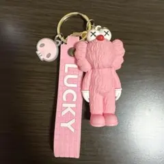 KAWS風 ラバー キーホルダー