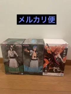 ブリーチ　フィギュア　３点まとめ売り　黒崎一護　ウルキオラ　グリムジョー