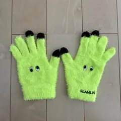 GLAMLIN FIVE FINGER ネオンイエロー タッチパネルグローブ