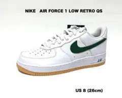 NIKE / AIR FORCE 1 LOW RETRO QS (26cm)