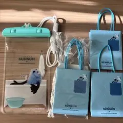 マツキヨココカラ パペットスンスン　防滴ポーチ＋プレゼント袋