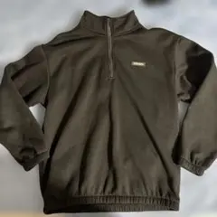 SHEIN ハーフジップ　黒　Mサイズ