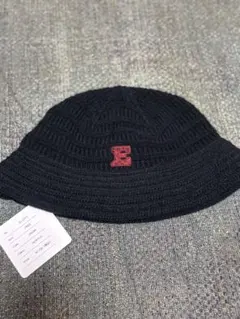 Supreme ニット バケットハット ブラック - メルカリ