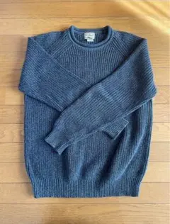 L.L.Bean ダークブルー ニットセーター Mサイズ